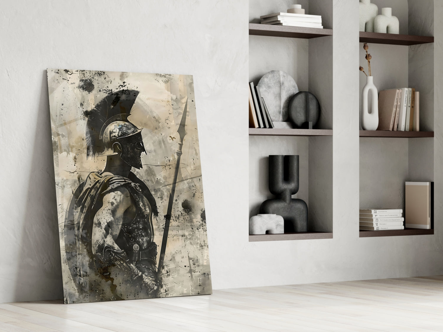 Gladiator Glass Wall Art || Designer Collection
