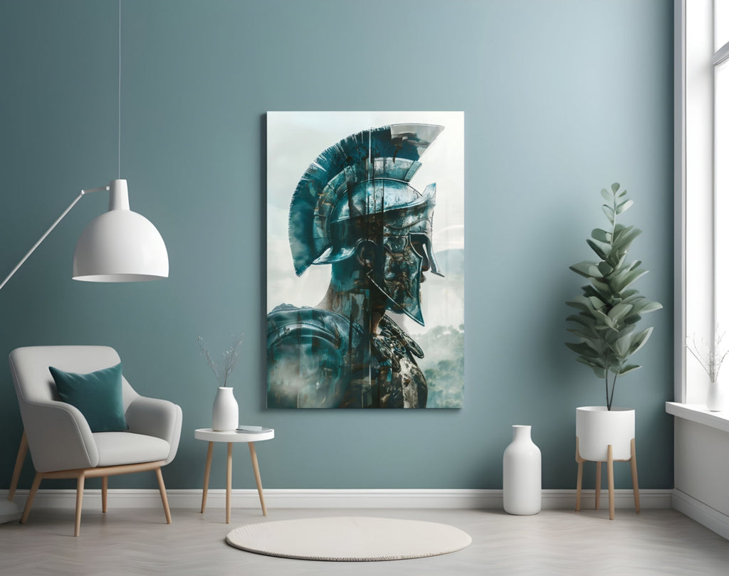 Gladiator Glass Wall Art || Designer Collection