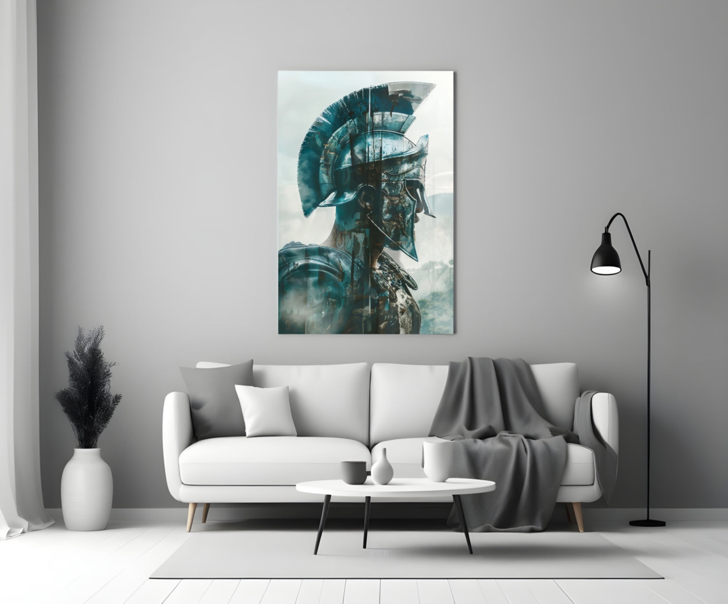 Gladiator Glass Wall Art || Designer Collection