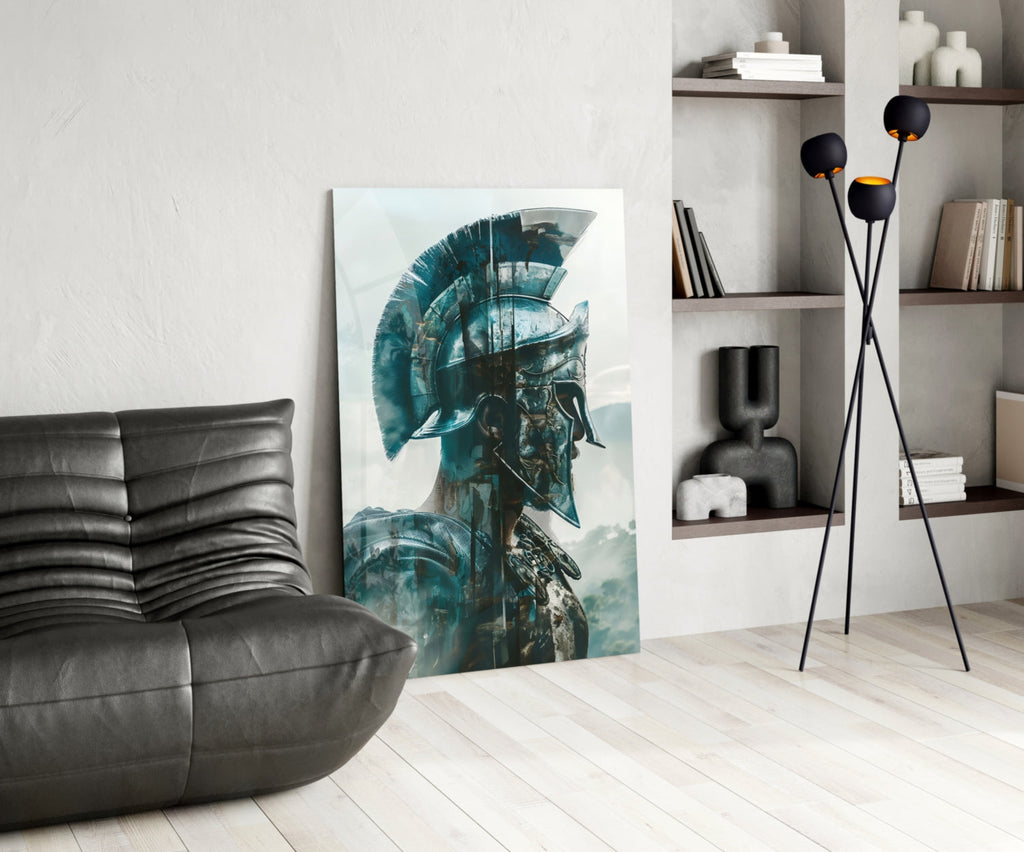 Gladiator Glass Wall Art || Designer Collection