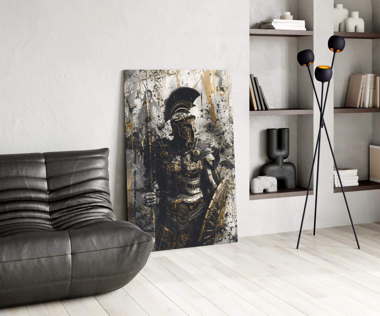 Gladiator Glass Wall Art || Designer Collection