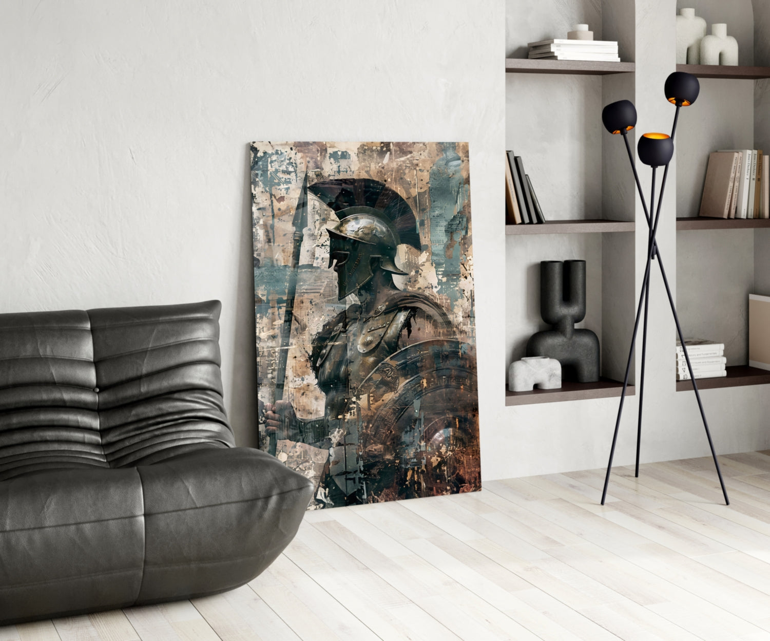 Gladiator Glass Wall Art || Designer Collection