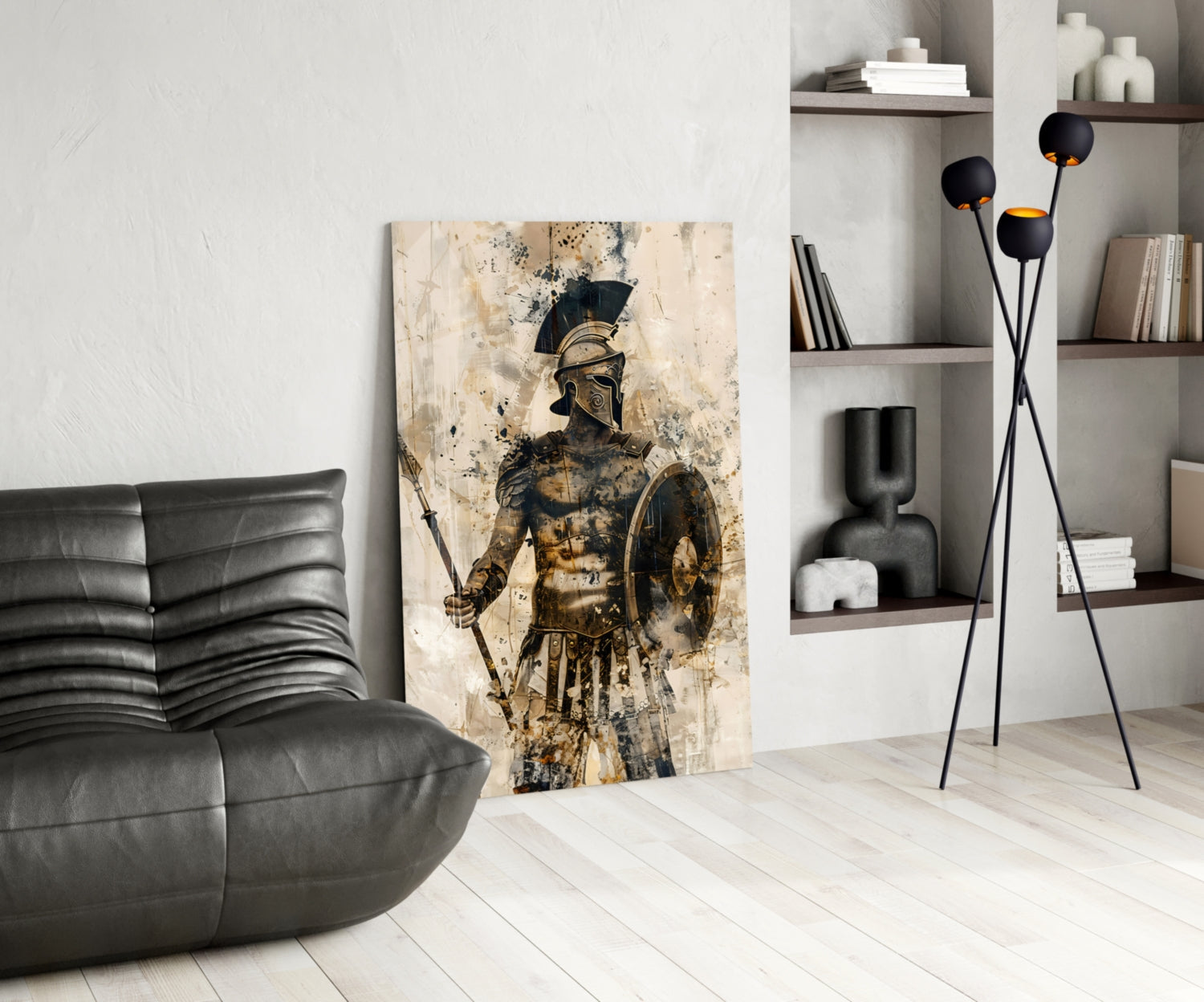 Gladiator Glass Wall Art || Designer Collection