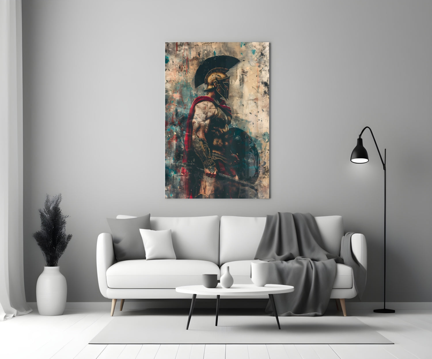 Gladiator Glass Wall Art || Designer Collection