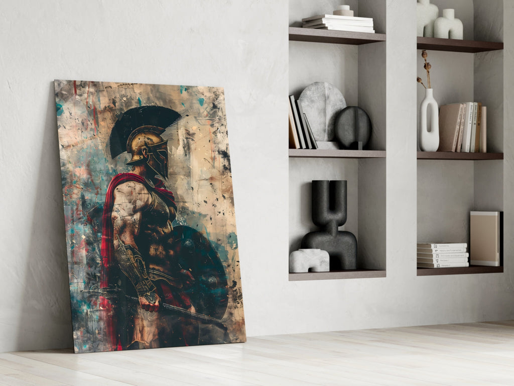 Gladiator Glass Wall Art || Designer Collection