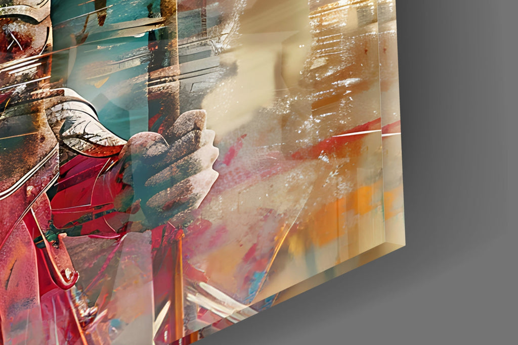 Gladiator Glass Wall Art || Designer Collection