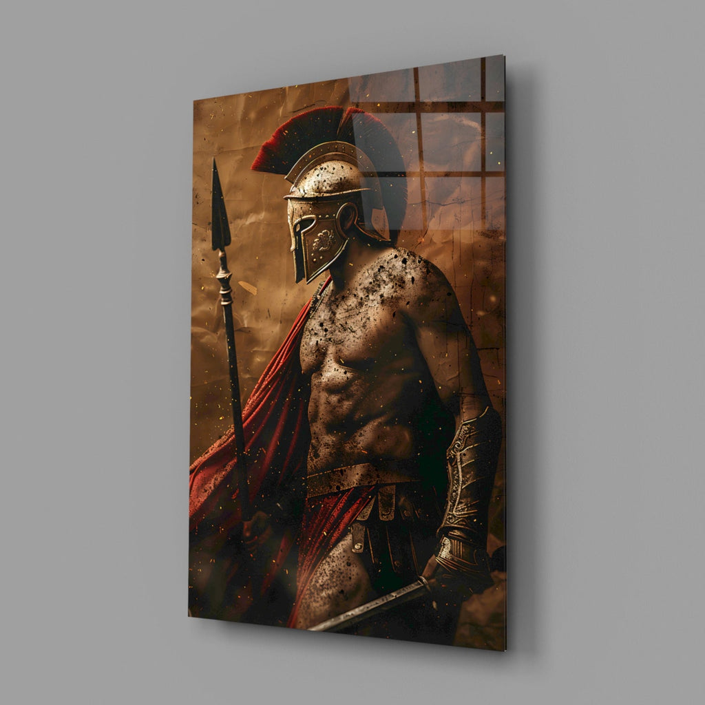 Gladiator Glass Wall Art || Designer Collection
