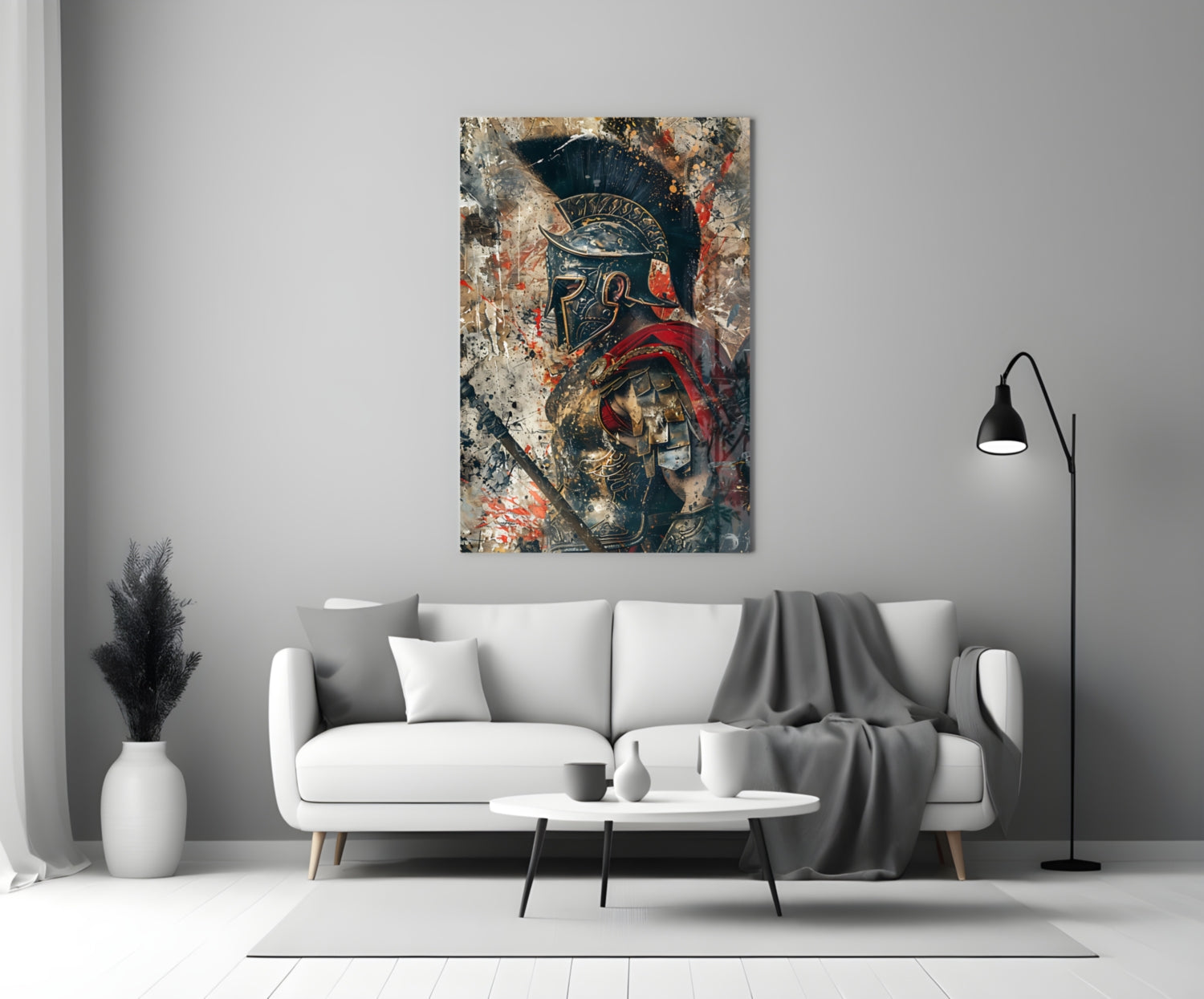 Gladiator Glass Wall Art || Designer Collection