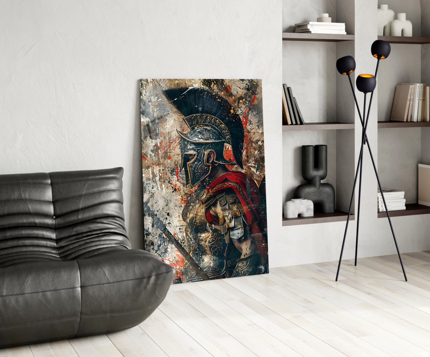 Gladiator Glass Wall Art || Designer Collection
