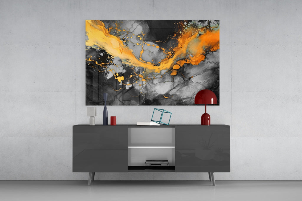 Marble Glass Wall Art || Designer Collection