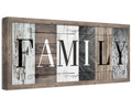 Family in Multi Pattern - Canvas
