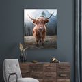 Highland Cow Canvas - Canvas Wall Art