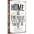 Home Is The Nicest Word There Is - Canvas