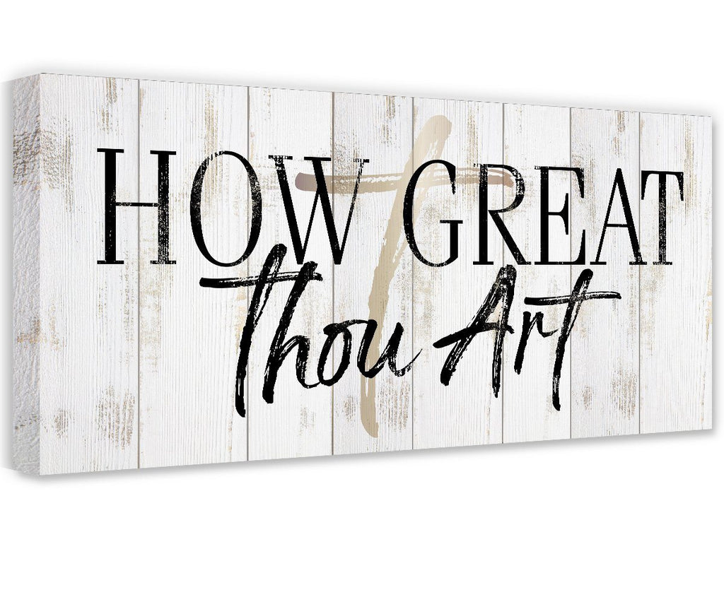 How Great Thou Art - Canvas