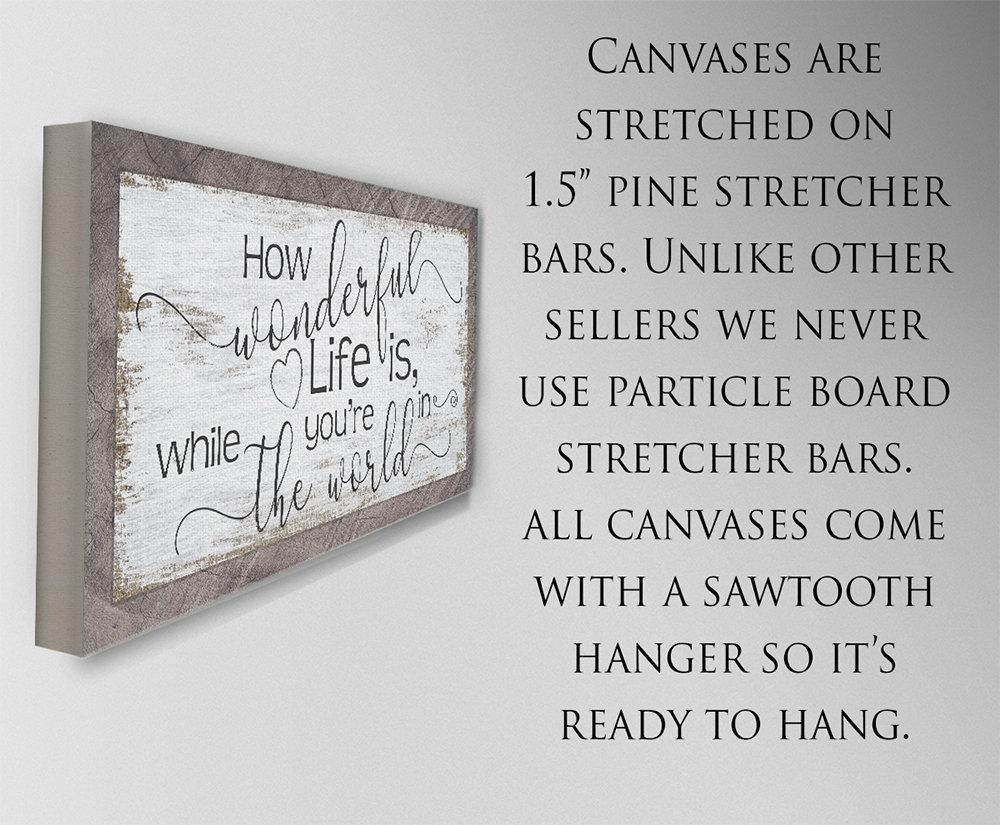 How Wonderful Life Is - Canvas
