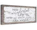 How Wonderful Life Is - Canvas