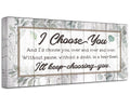 I Choose You - Canvas