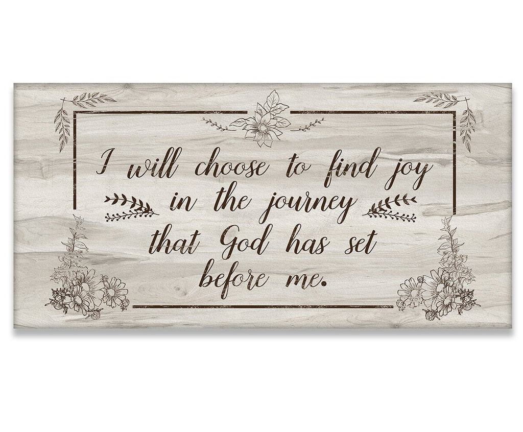 I Will Choose To Find Joy - Canvas