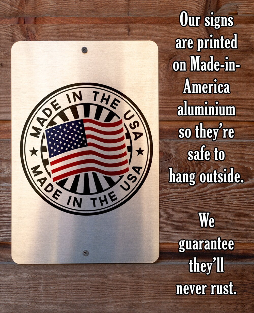 Please Give Our Plants a Fighting Chance - Metal Sign