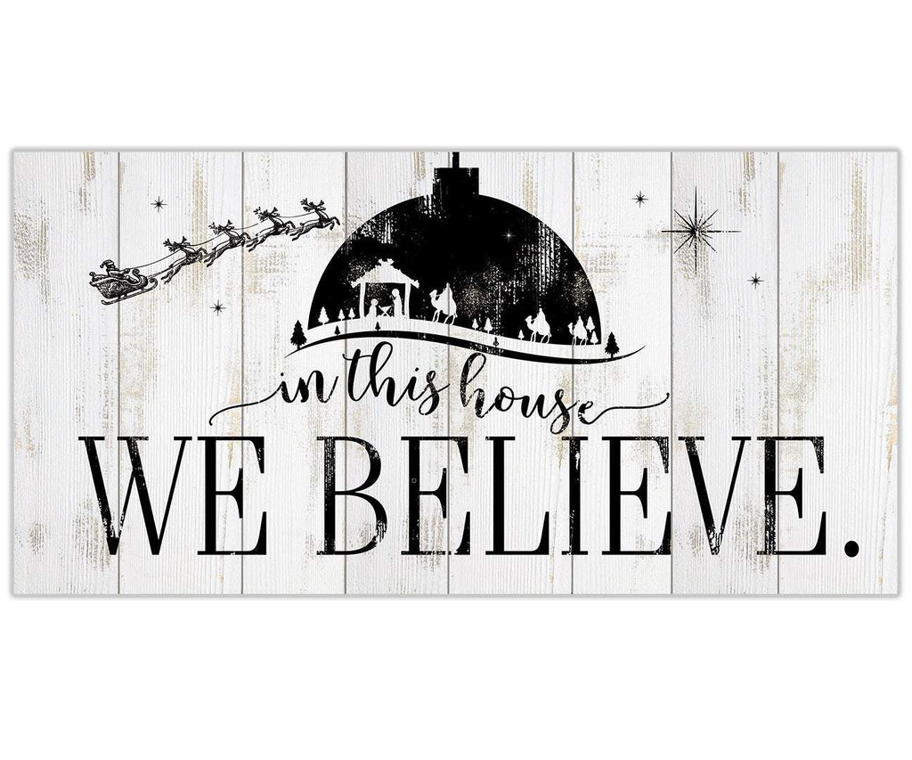 In This House We Believe - Canvas