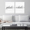 Inhale Exhale Wall Art