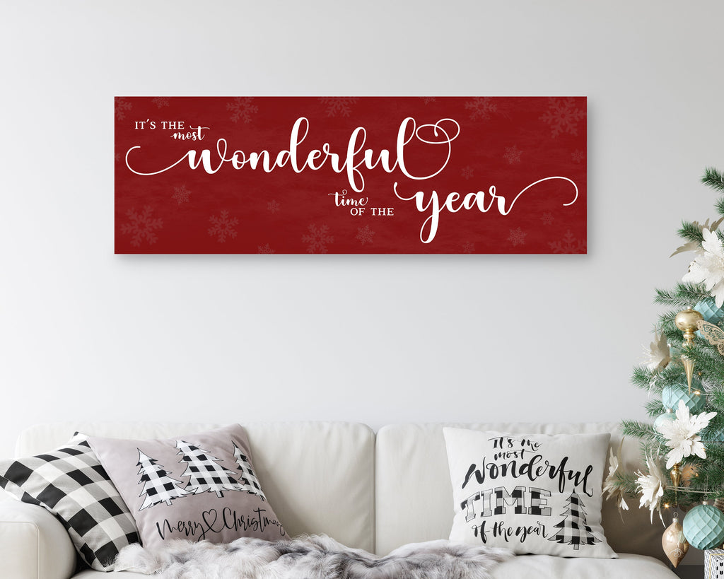 It's The Most Wonderful Time Of The Year Canvas Art