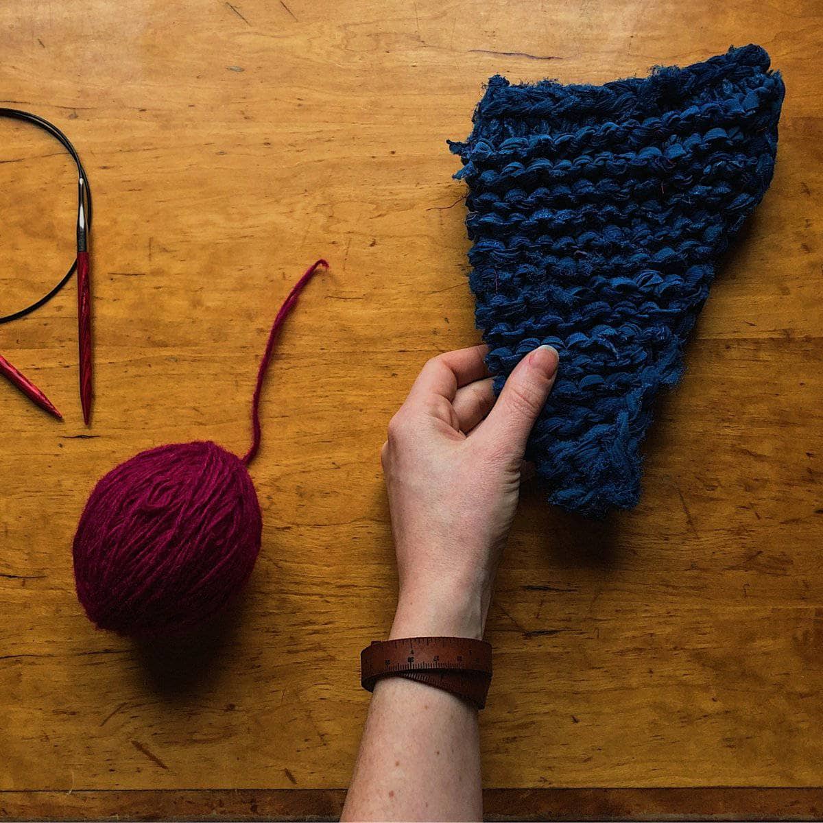 Itty Bitty Kiddie Kerchief Knitting Kit