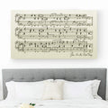 Ivory Sheet Music Art - 14th Anniversary Gift