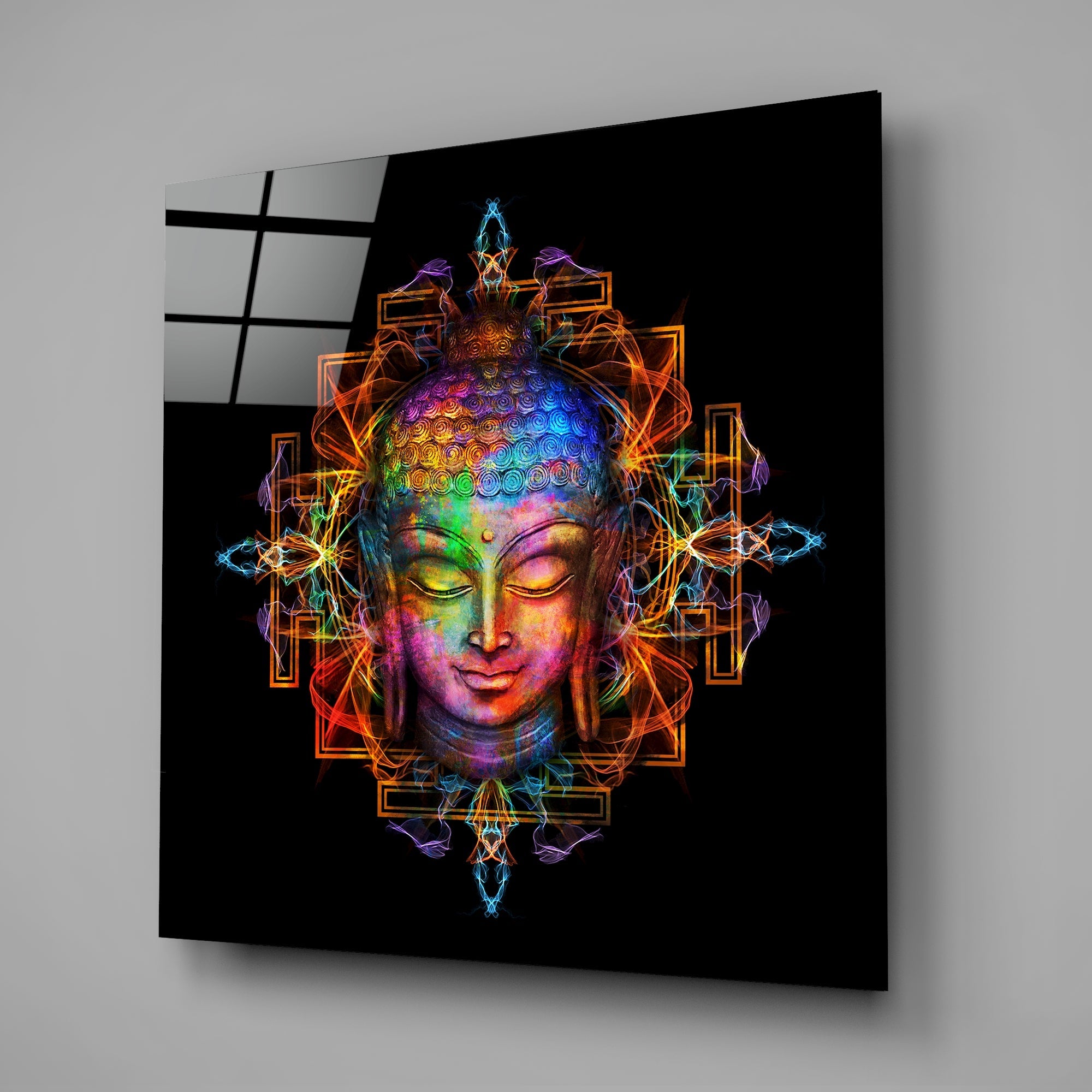 Buddha Glass Wall Art