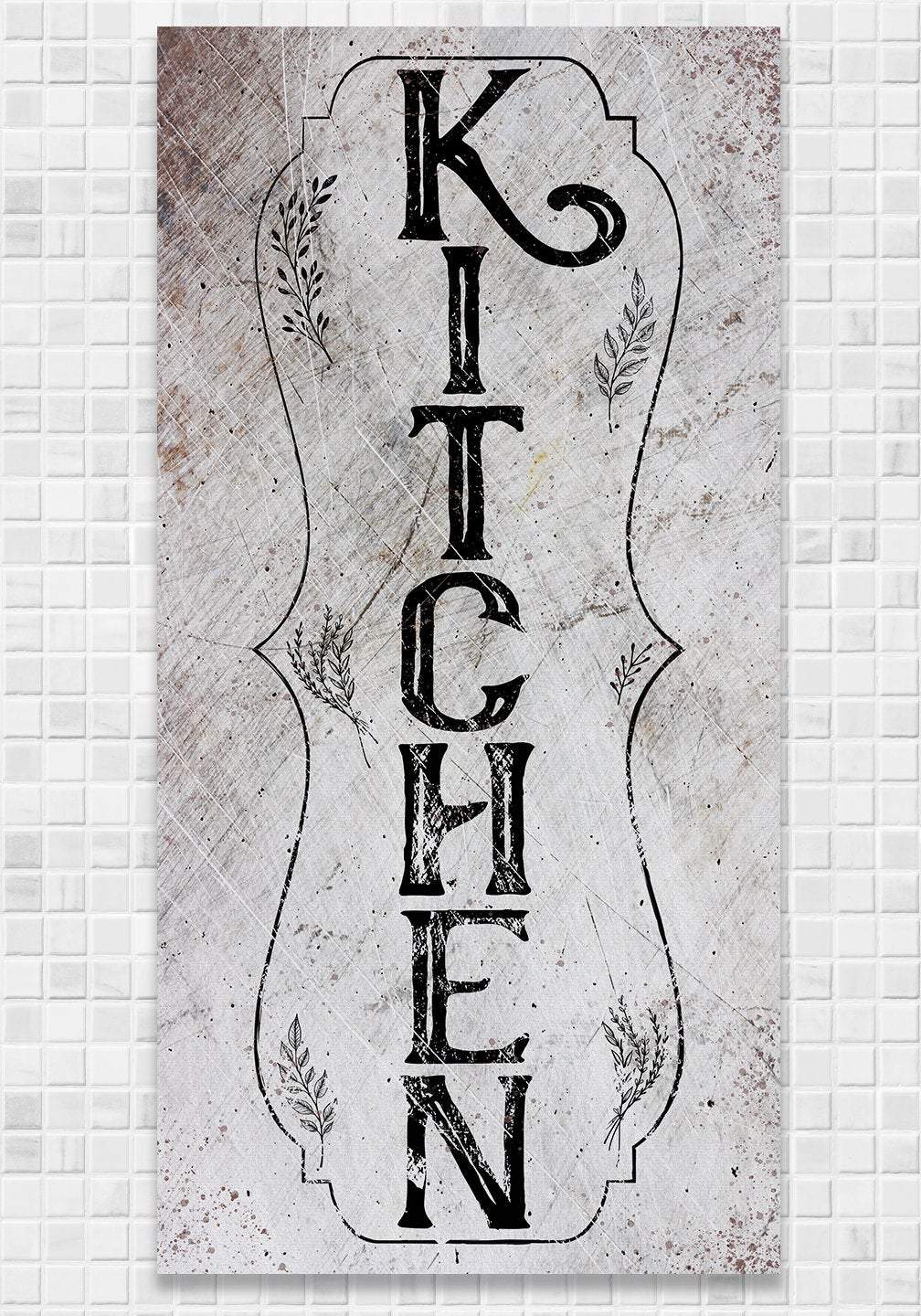 Kitchen - Vertical - Canvas