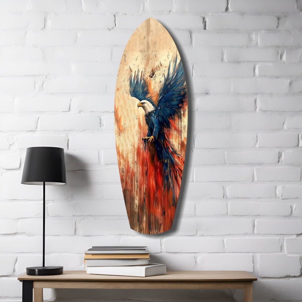 American Eagle Glass Wall Art