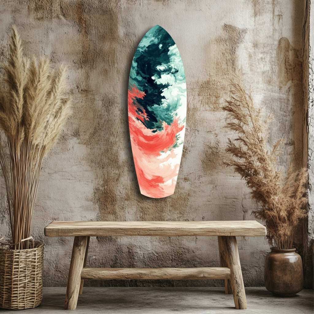 Relentless Waves Glass Wall Art