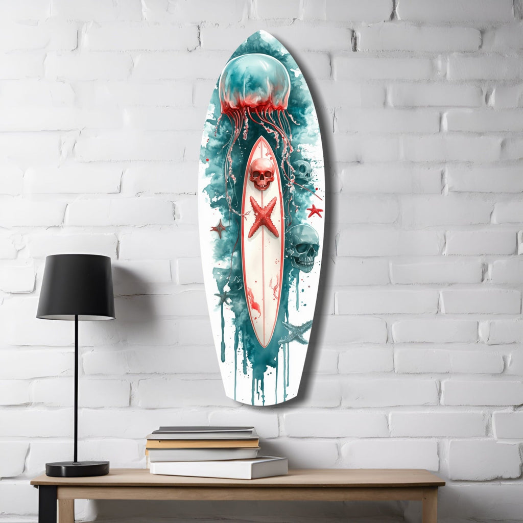 JellyFish Glass Wall Art