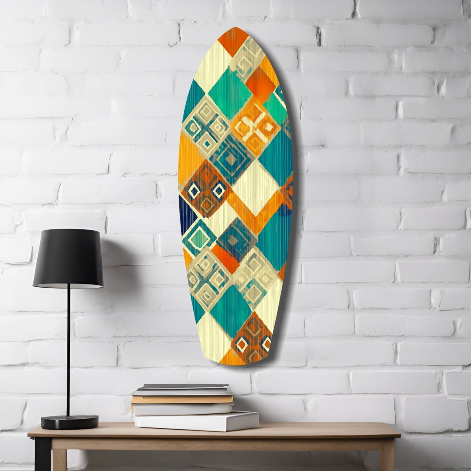 Abstract Art Glass Wall Art