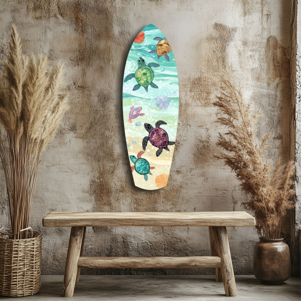 Caretta Caretta Glass Wall Art
