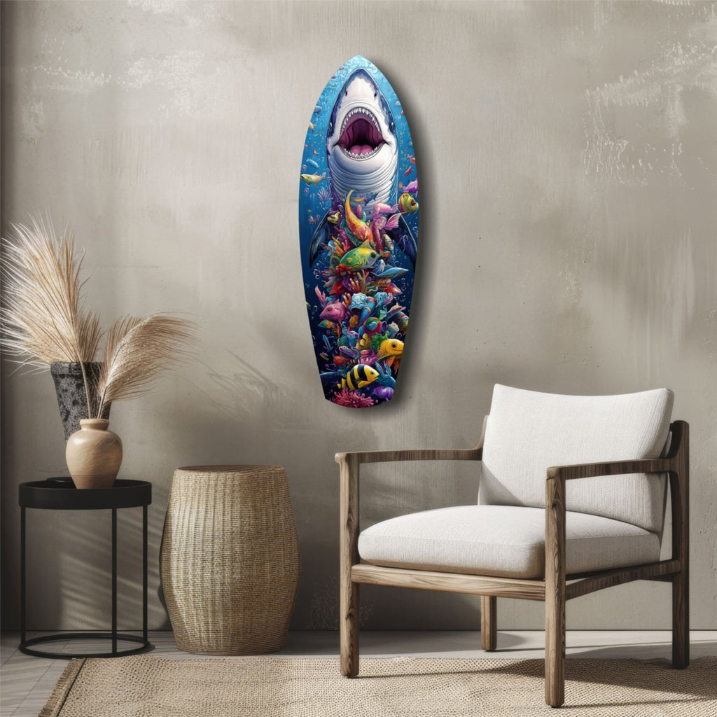 Beneath the Predator Glass Wall Art