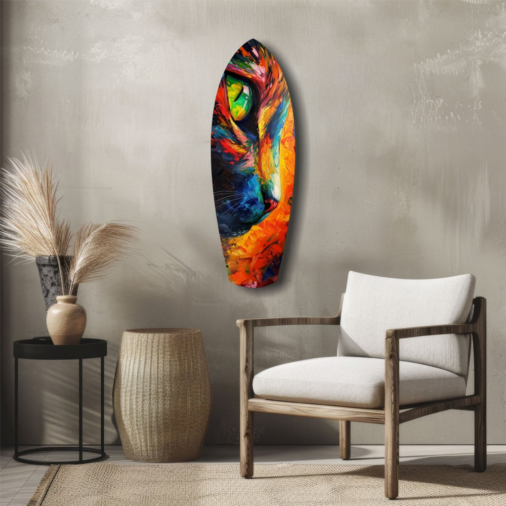 Cat Dream Glass Wall Art