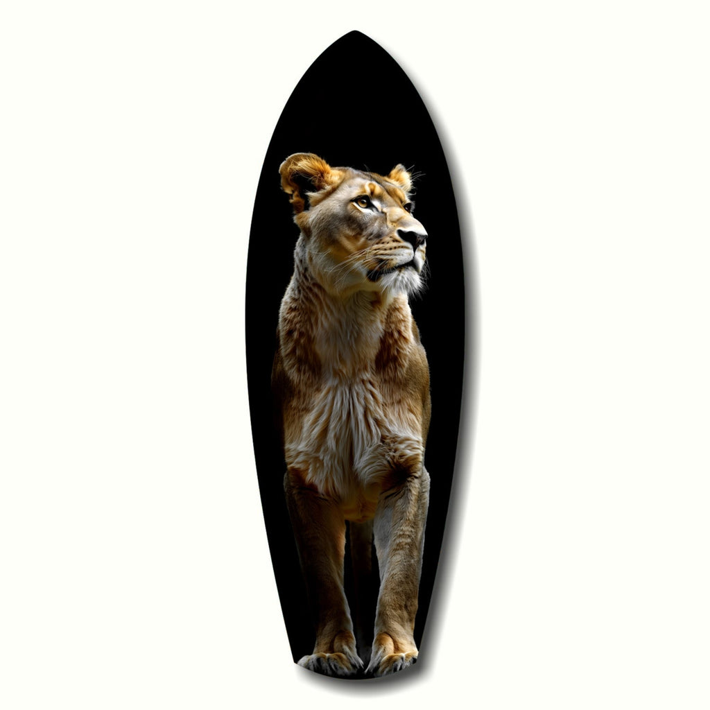 Lioness Glass Wall Art