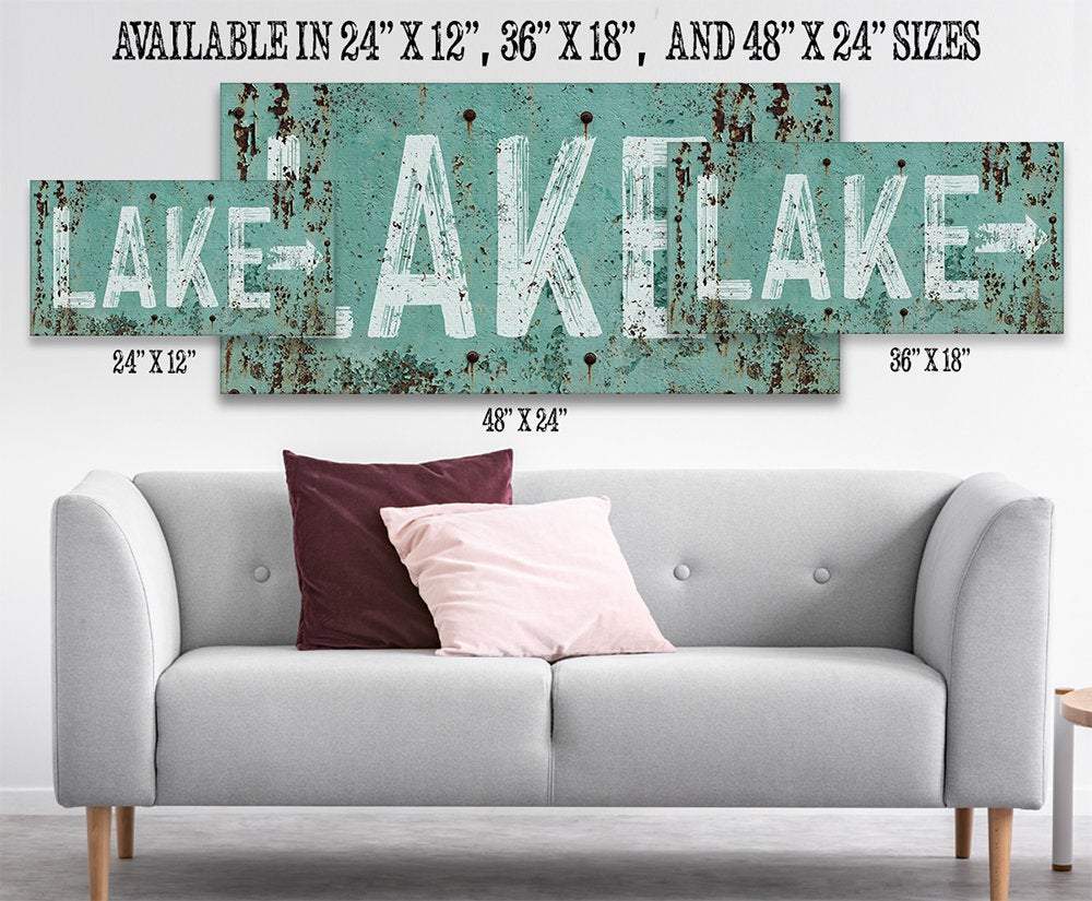 Lake Directional - Canvas