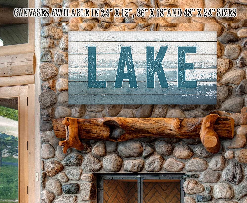 Lake Sign - Canvas
