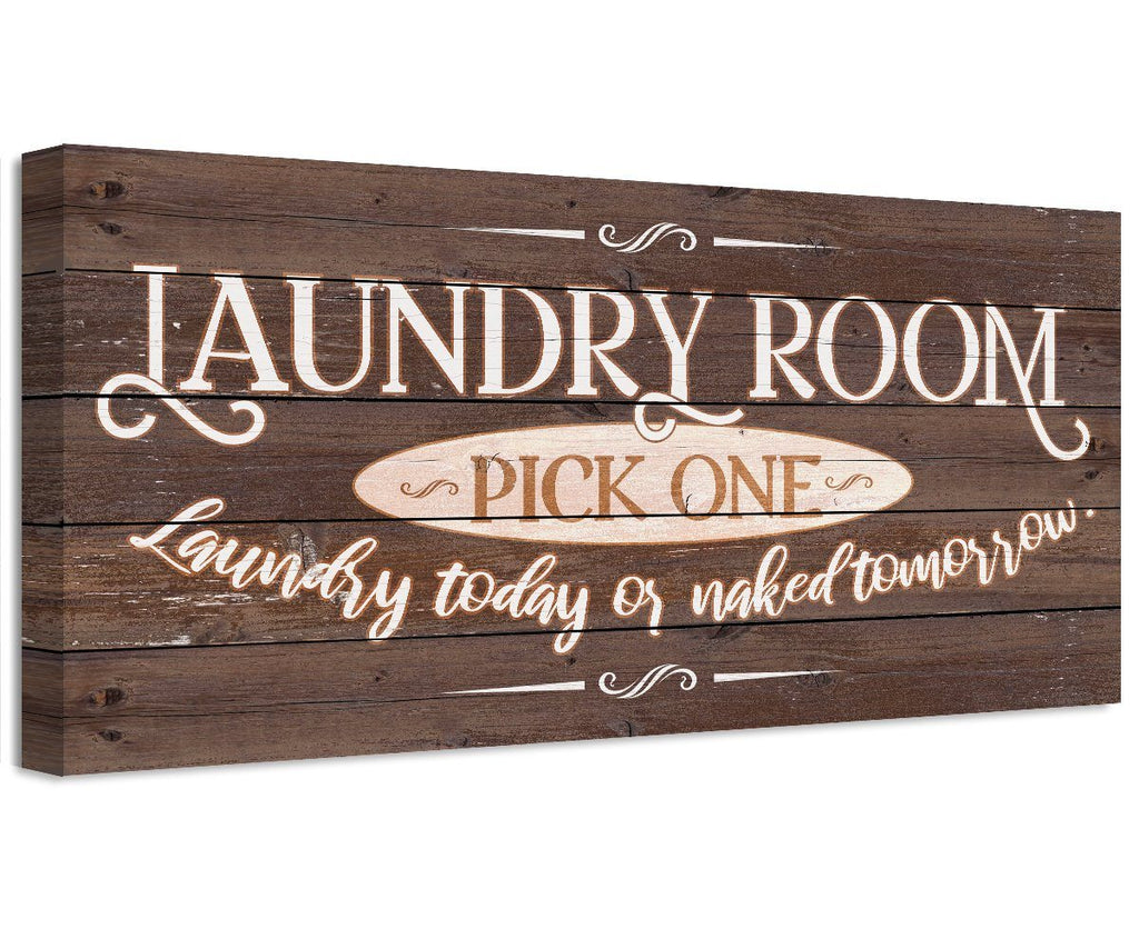 Laundry Pick One - Canvas