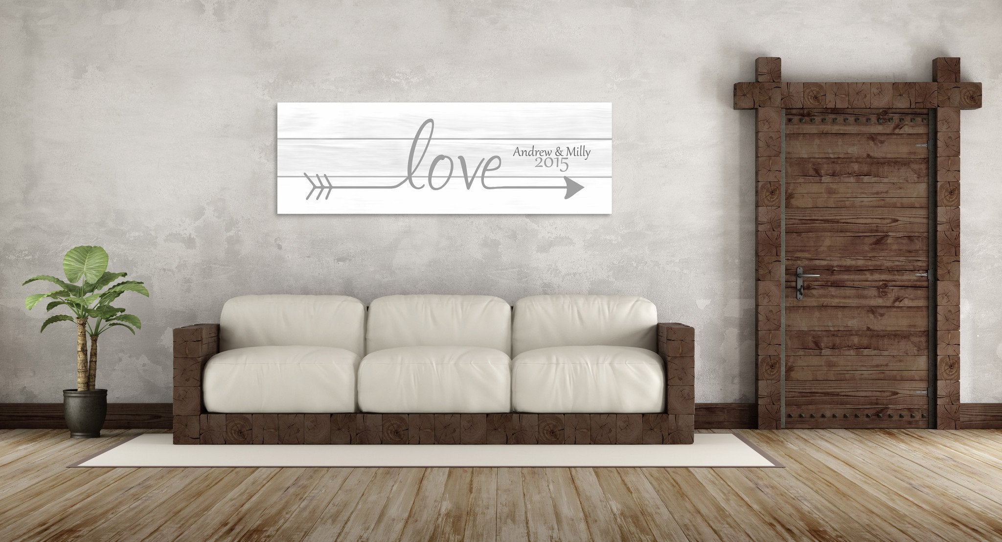Love Arrow Canvas