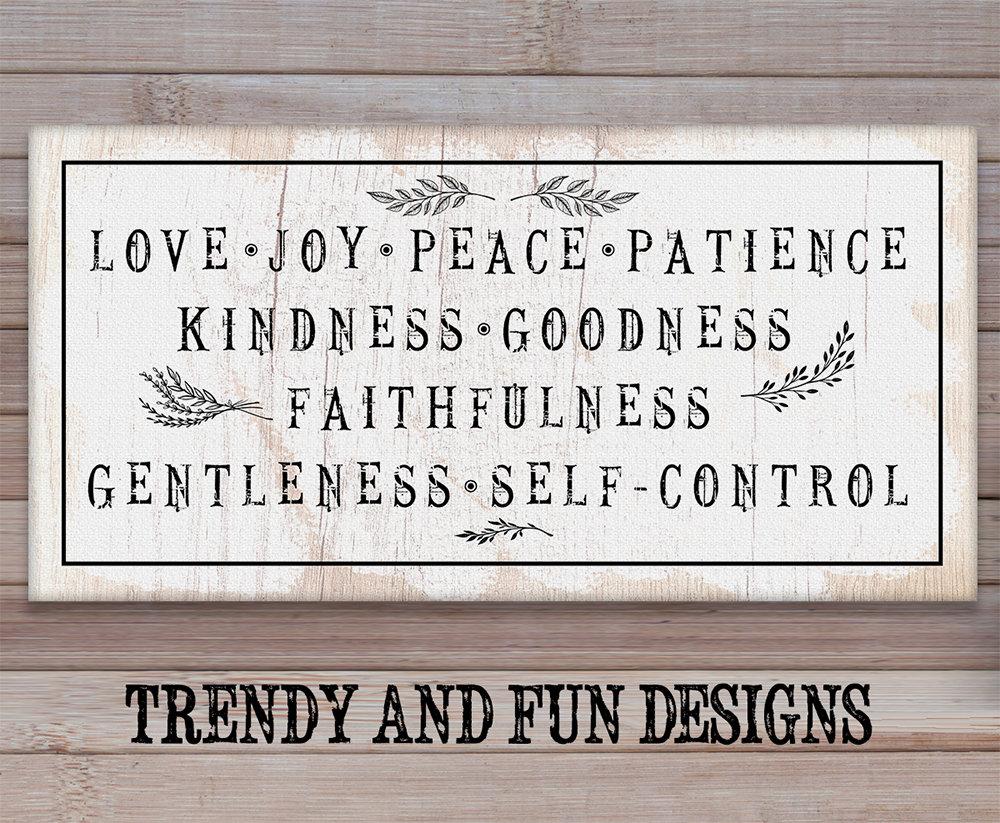 Love Joy Peace - Canvas