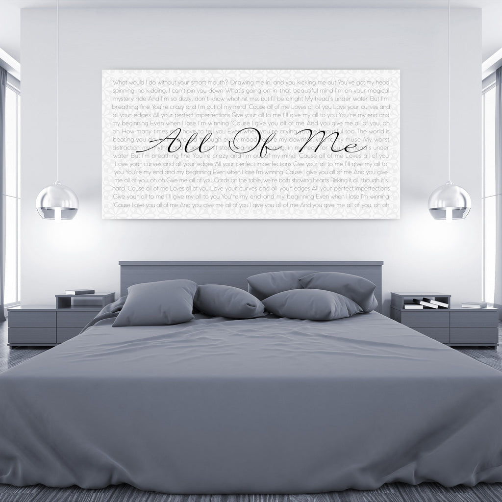 Lyric Canvas Art