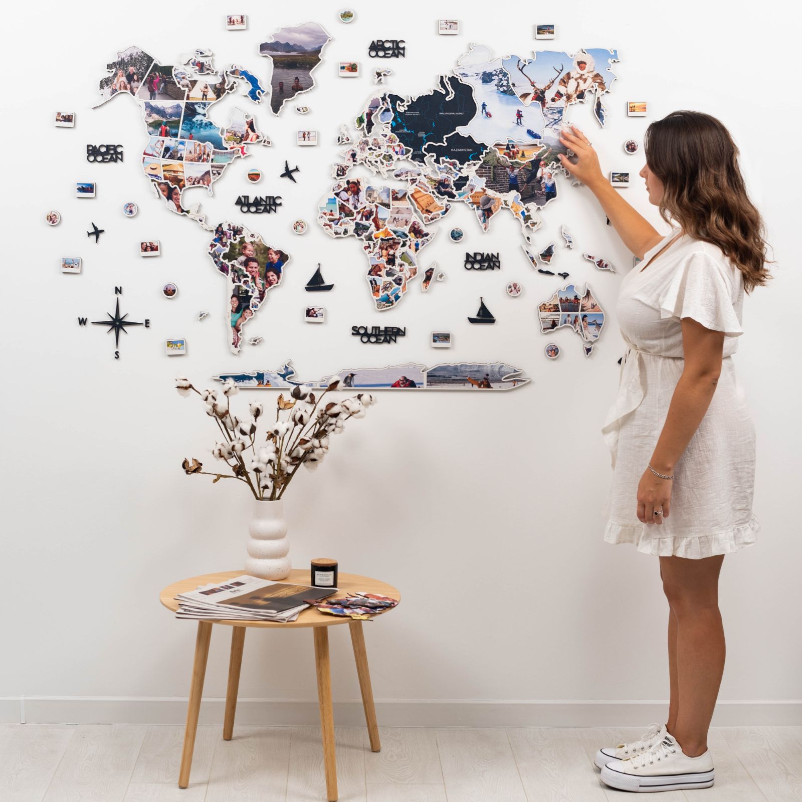 World Photo Map Midnight