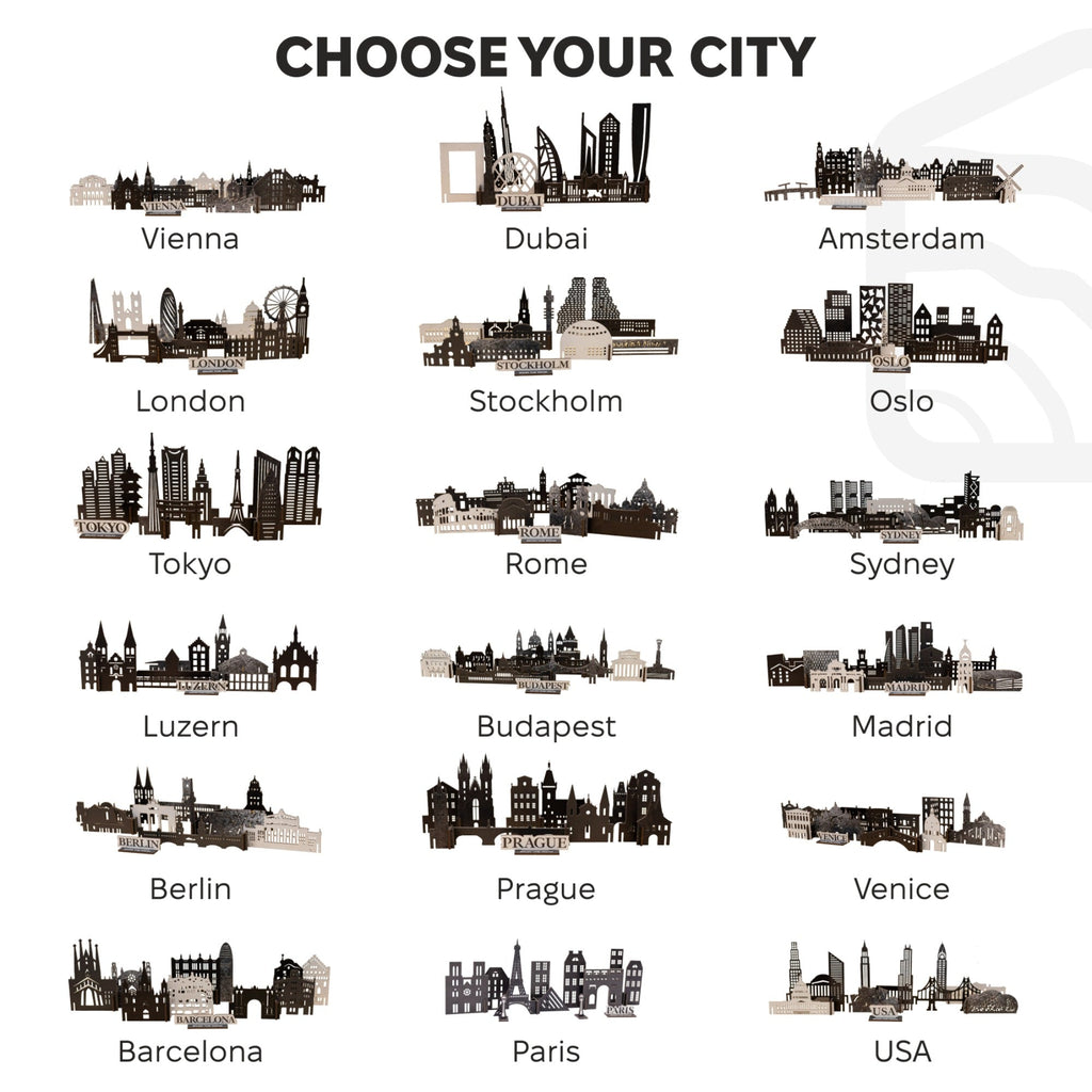 Wooden Travel Decor Memory City – Oslo
