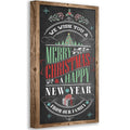 Merry Christmas & A Happy New Year - Canvas