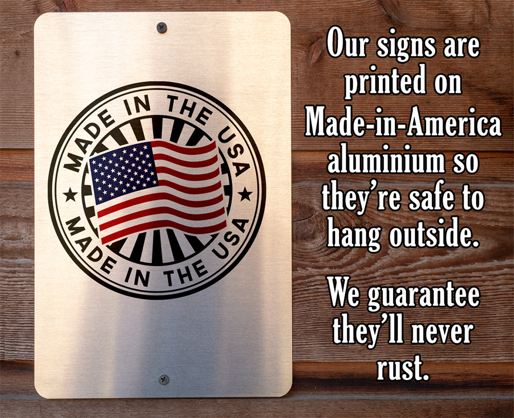Nude Beach Swimsuits Optional - Metal Sign