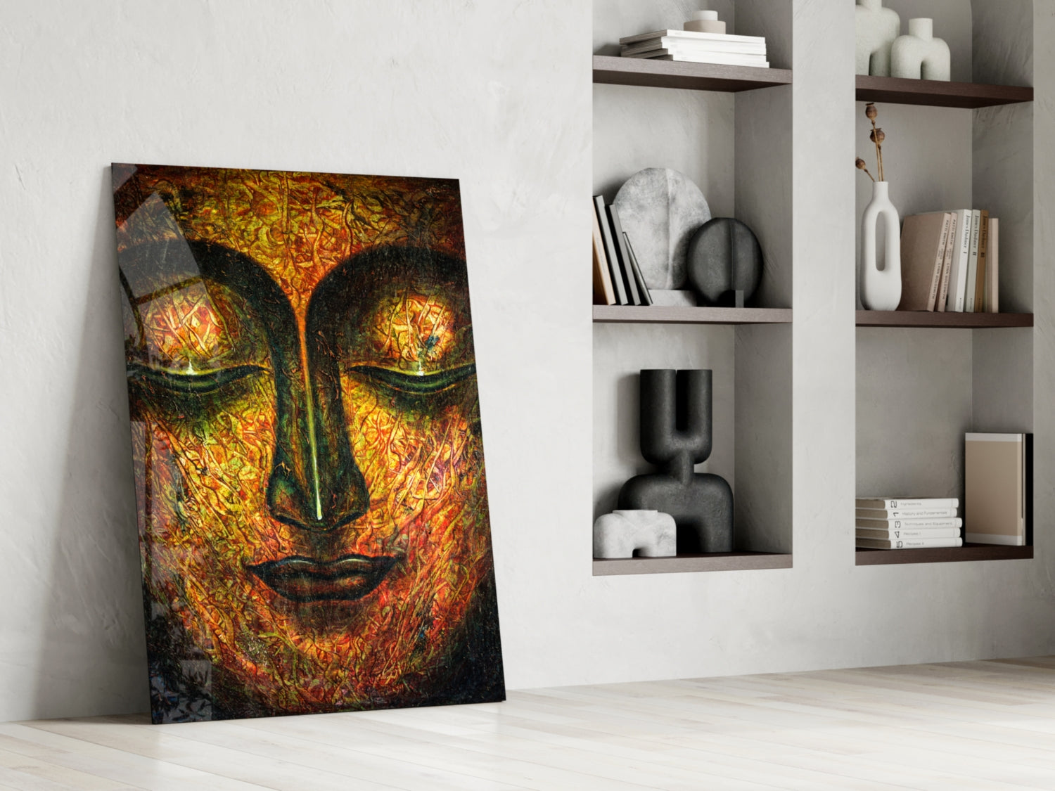 Sculpture Glass Wall Art