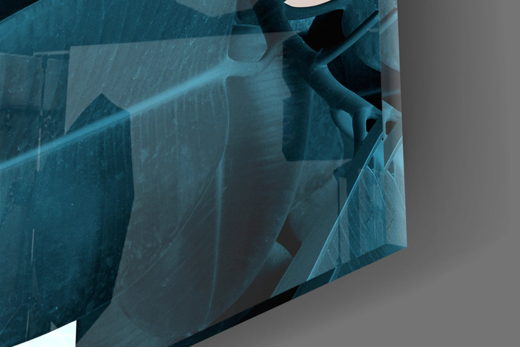 Leaves Glass Wall Art